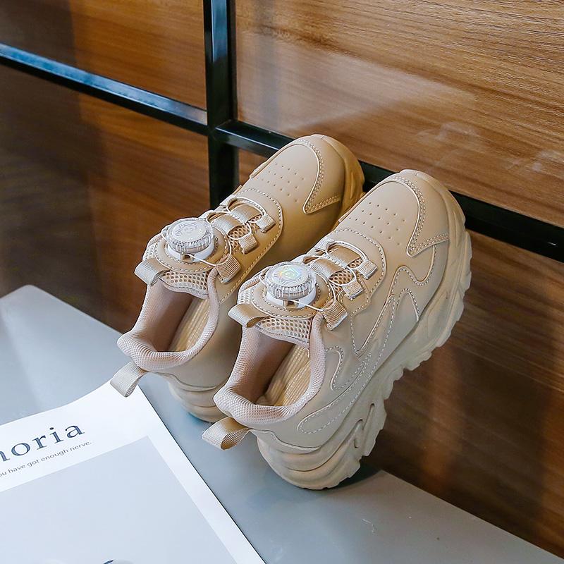 

Трендові дитячі кросівки з м’якою підошвою, зручні кросівки для бігу. Студентська мода для хлопчиків і дівчаток. Повсякденне дихаюче спортивне взуття. 37 хакі