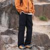 Fengmao Men's Casual Multi-Pocket Straight-Leg Cargo Pants