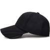Spring and Summer Retractable Extended Brim Mesh Cap Men's and Women's Outdoor Fishing Baseball Cap Street Travel Shade Sun Protection Hat