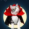 Adjustable Cat Cosplay Cloak Stand-collar Kitten Dress Funny Halloween Pet Costume  Cat