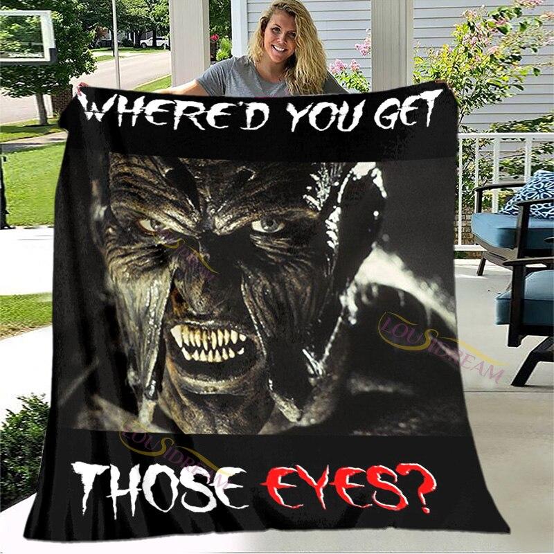 Jeepers Creepers Queen Size Blanket Super Soft Flannel Blanket Throws Blankets Home Decor House Office Lightweight Sofa Nap