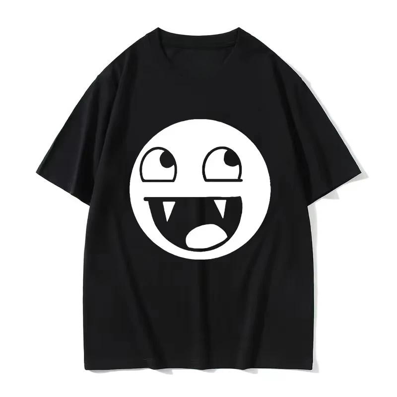 

2026 Epic Face Domo Kun Funny Meme T Shirts Men Women Summer ONeck Fashion High Quality TShirt Casual Cotton Tshirt S