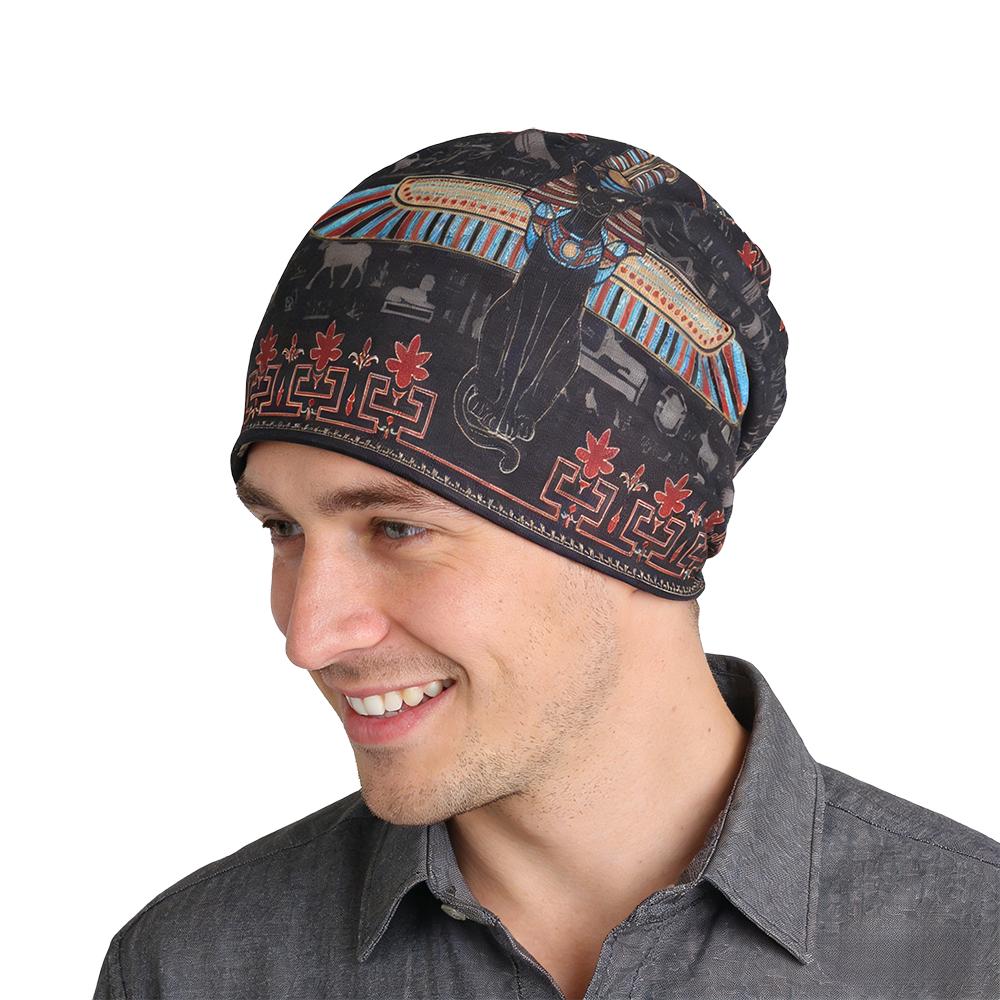 Spring and Autumn Fashion Unisexs Hat Outdoor Sports Hoodie Double layer Elastic Knitted Hat Street Dance Headscarf Hat