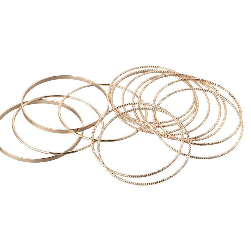 Temperament Bohemian Wide Side Gold Color Korean Bangles Wrist Bands Women Bracelets Hands Jewelry