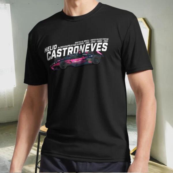 New Shirt Castroneves 2021 Indy Winner Active Logo T-Shirt Funny Size S to 5XL L