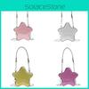 Fashionable Color Solid Star Shaped Glossy Children Casual Shoulder Chain Bag