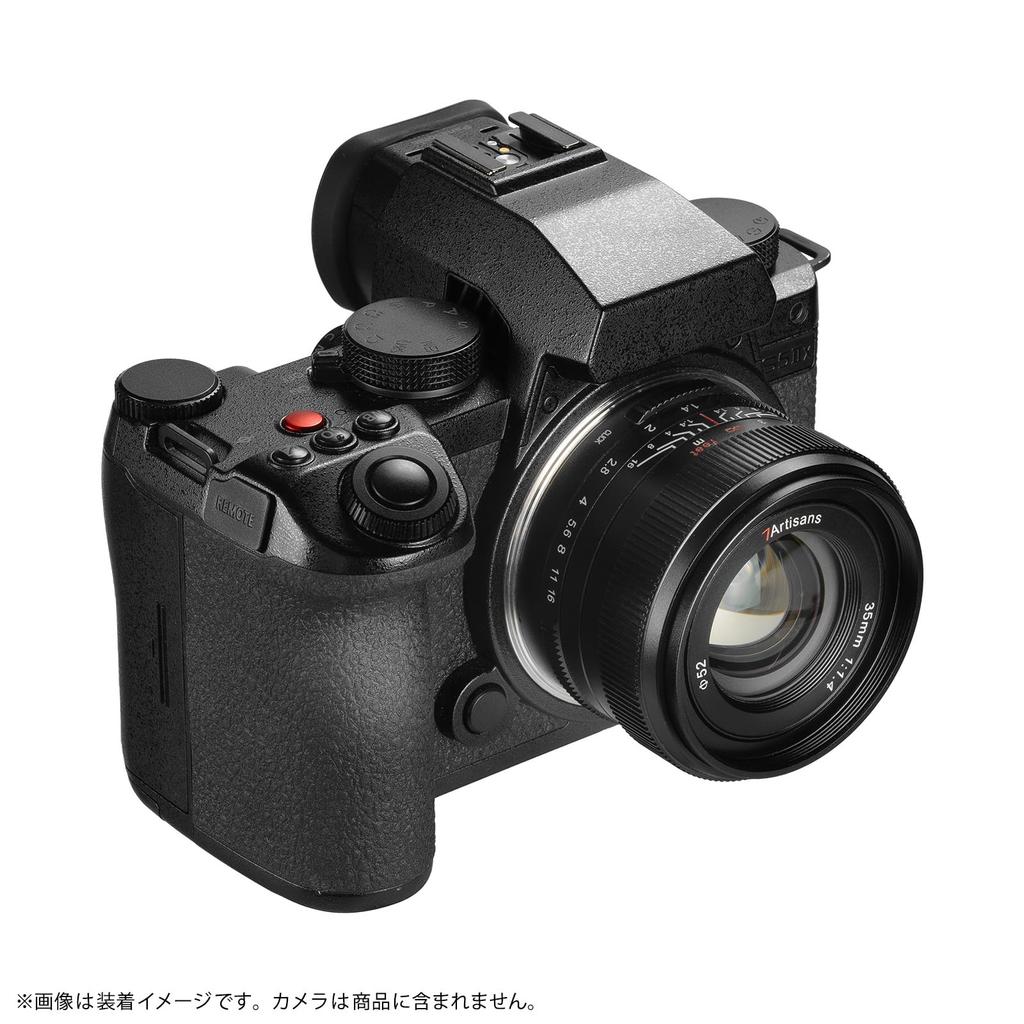 7artisans 35mm III Leica L Compatible Single Focal Interchangeable Large Black F1.4 L-Mount Lens, Length, Lens, Aperture, Full-Frame, (2-Year