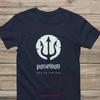 Poseidons Dreizack T-Shirt Mythischer Meeresgott Meeresinspiriert Kleidung Vintage Gewaschen Mode Streetwear Stilvoll