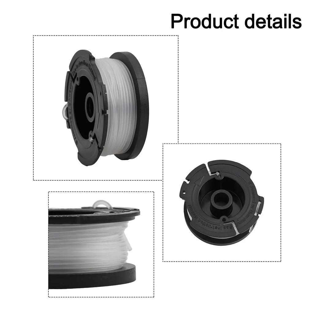 1pcs Spool & Line For Black & Decker BESTA525 BESTA528 BESTA530 BESTE630 BD032 Lawn Mower Accessories Cutting Line Head