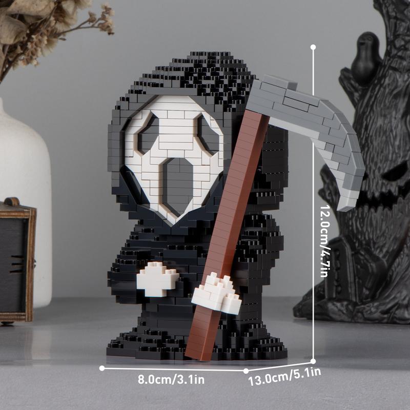 Malutkie cząsteczki klocki zabawki puzzle kreskówka seria Halloween magiczna noc śmierć klaun złożone postacie