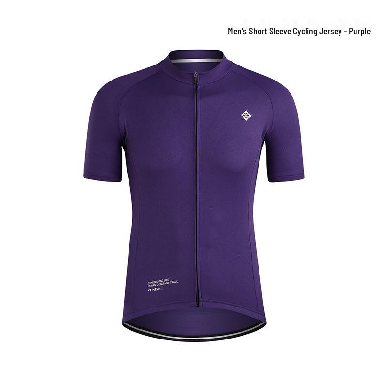 

XINTOWN Мужская однотонная быстросохнущая сетчатая велосипедная майка - Летний повседневный спортивный топ для MTB XL (145-160 kg)