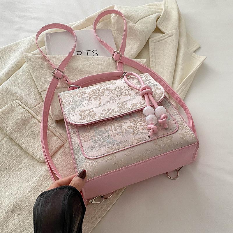 

Жіноча жіноча сумка-ніша преміум-класу 2024, нова модна жіноча сумка-месенджер, універсальний жіночий рюкзак на одне плече в іноземному стилі рожевий