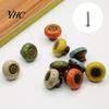 Cabinet Knobs Vintage Flower Carving Anti-rust Home Smooth Drawer Pulls Improvement Leopard Round Handle for Wardrobe