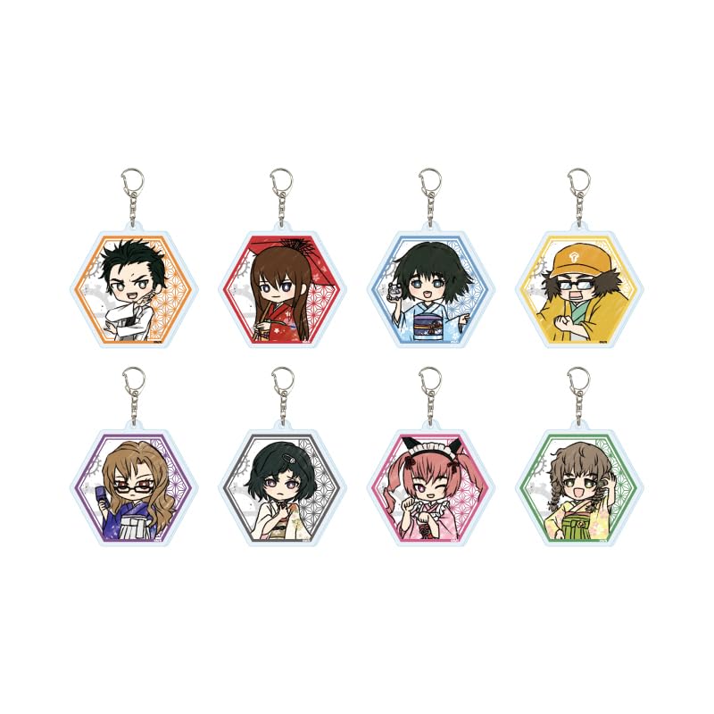 

STEINS GATE 01 Kimono ver. [Graphart Illustration] Acrylic Keychain Complete Set (8 pieces per box)
