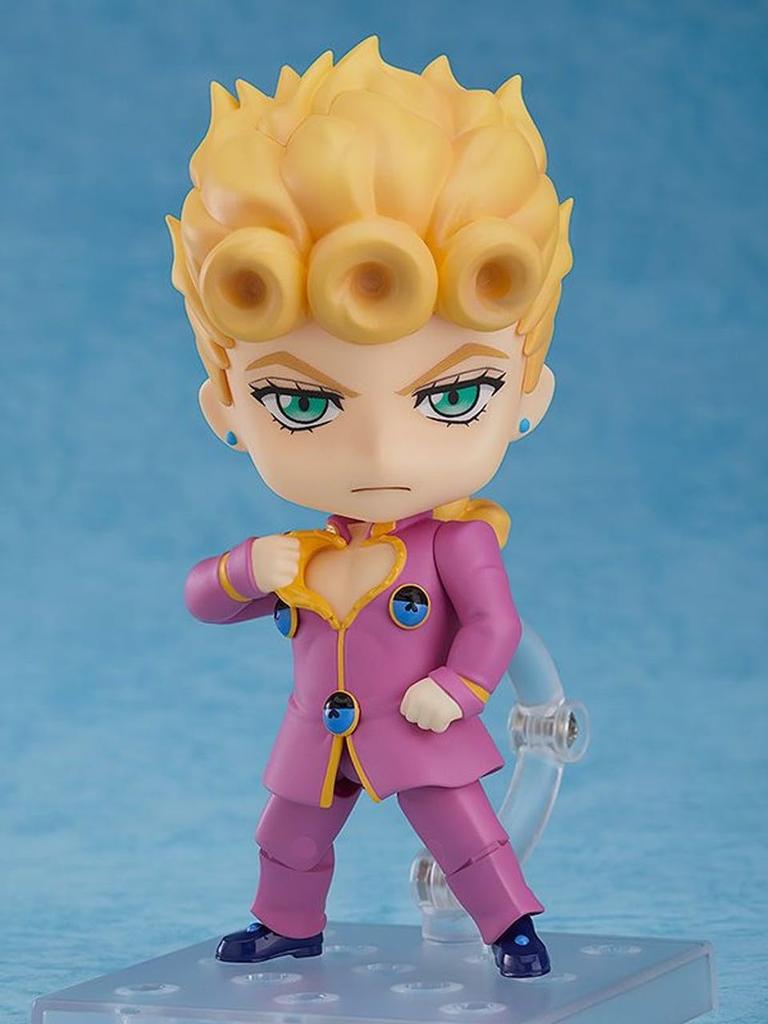 Nendoroid TV Anime Bizarre Golden Giorno Giovanna ABS PVC Painted Fully Articulated Figure Rerelease ME12991 "JoJo's Adventure Wind" Non-Scale &