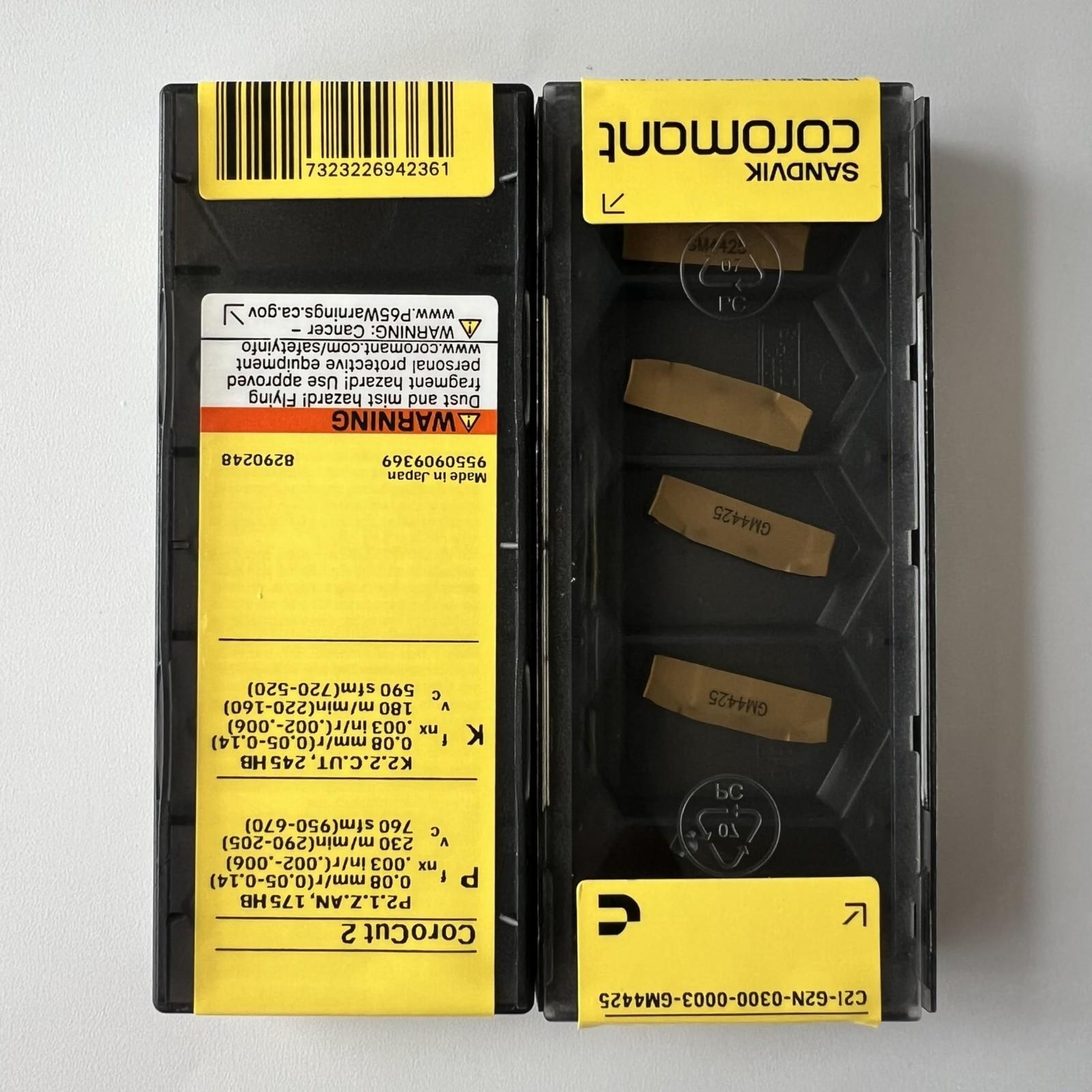 

SANDVIK / C2I-G2N-0300-0003-GM 4425 / Original Swedish hard alloy blade 5 Pcs