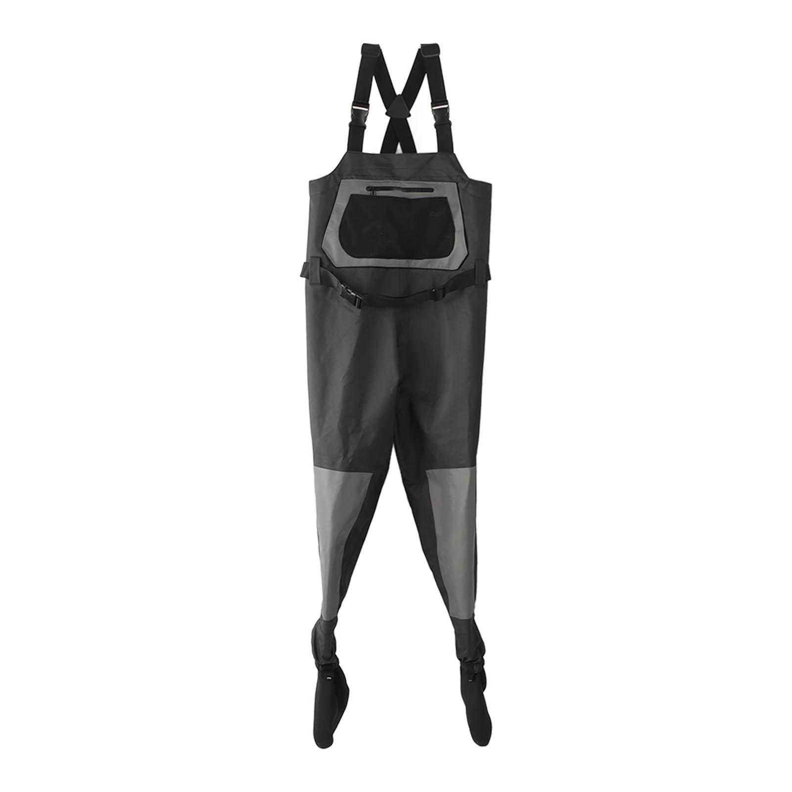 

Hip Wader Bootfoot Chest Waders Fishing Foot Wading Pants Breathable for Adults Water WorksXL