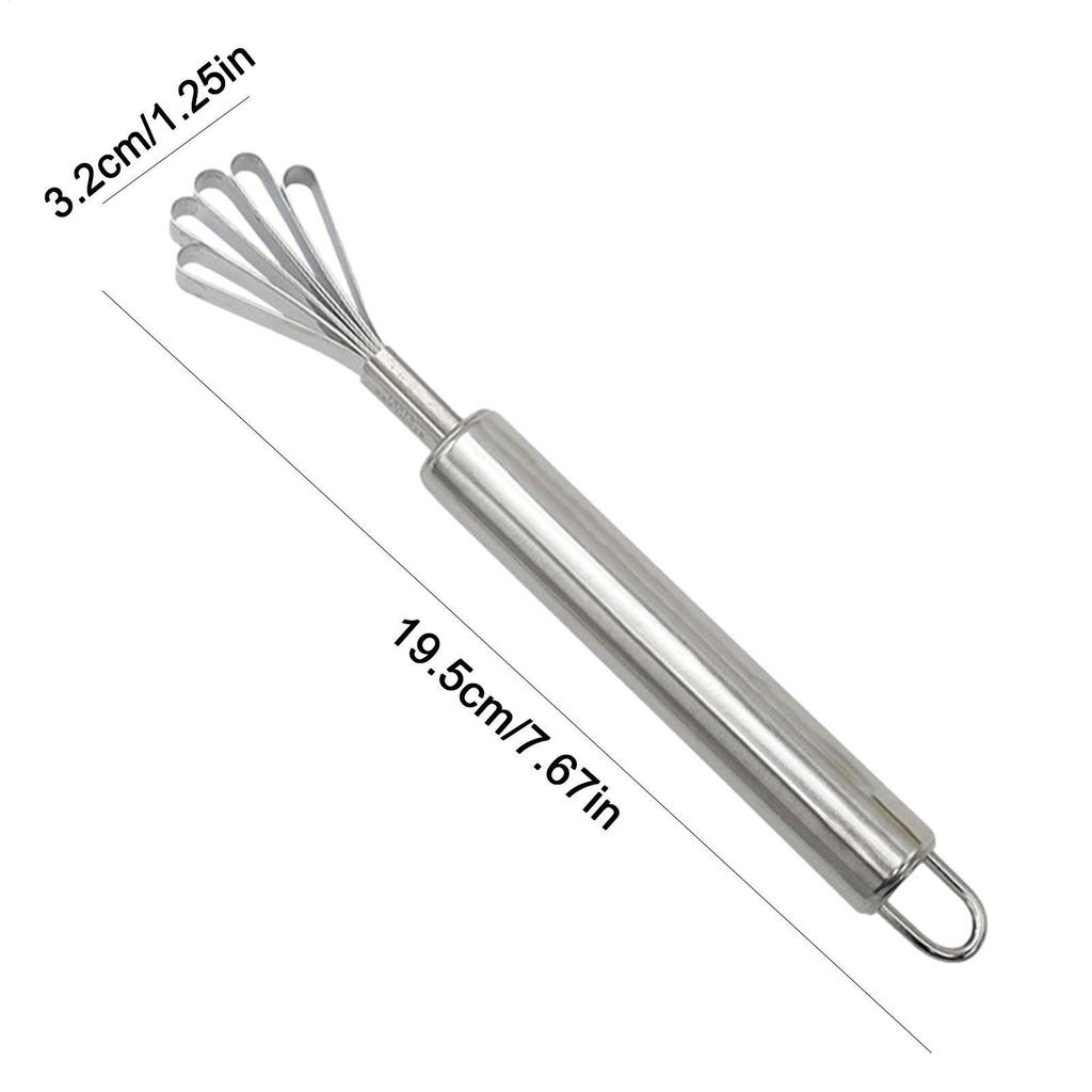 Kreative Kokosraspel Edelstahl Kokoshobel Haushalt Kokosraspel Fischschuppenhobel Küchenhelfer