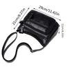 Women Shoulder Bag Multi-layer Crossbody Bag Black Elegant Female Casual Large Capacity Bags