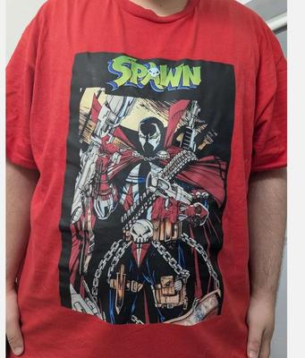 Spawn Film Remake Seltenes Design T-Shirt rotes T-Shirt Spawn Grafik REPRINT
