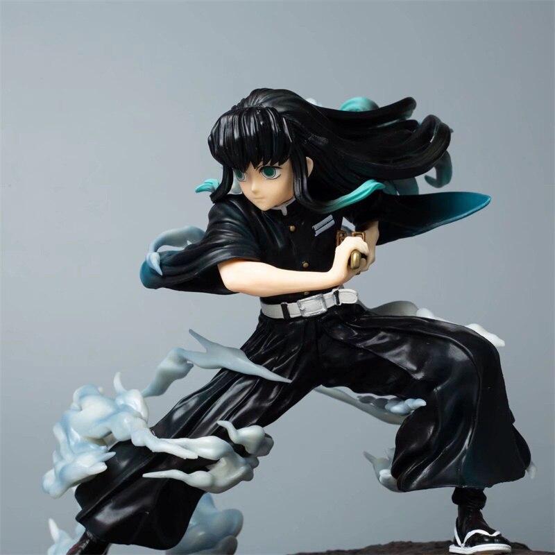 18cm Demon Slayer Kimetsu No Yaiba Anime Figure Tokitou Muichirou  Action Figure Collection Model Doll Toy