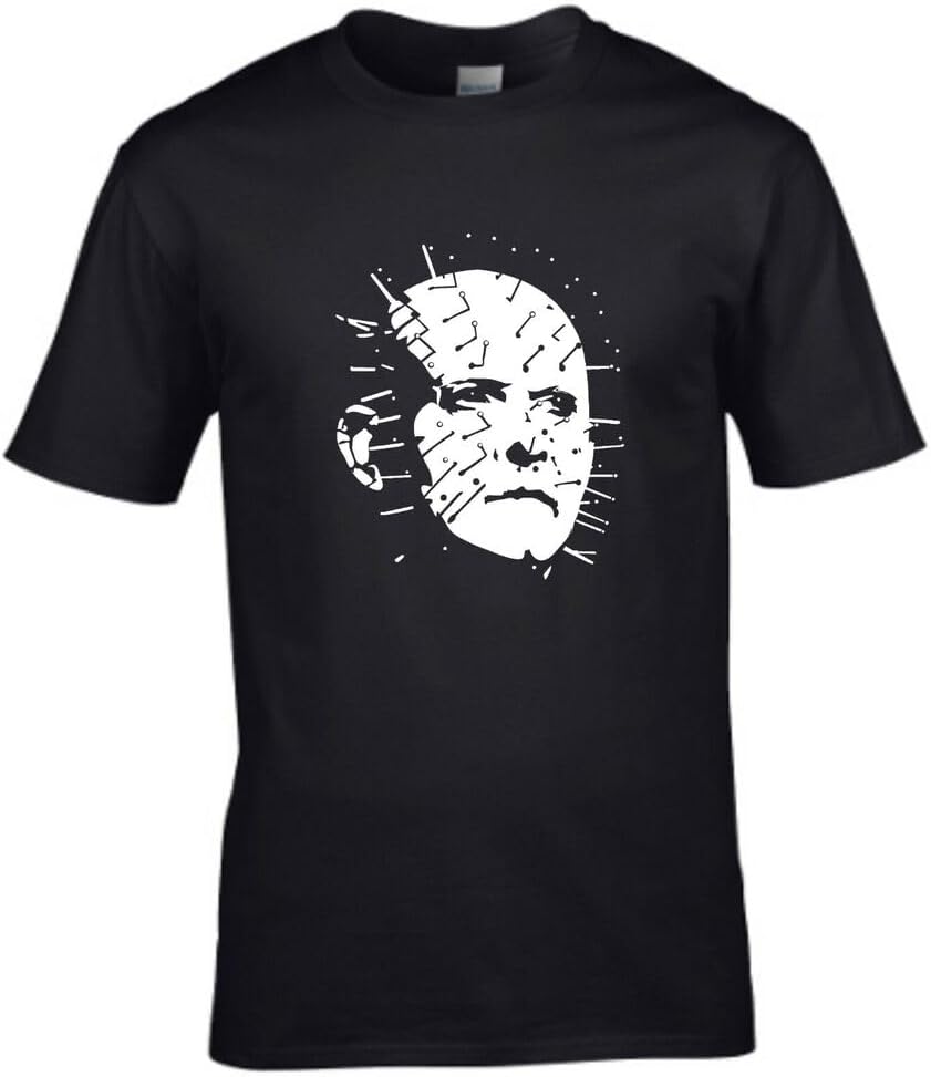Pinhead Hellraiser 1980s Horror Devil Demon Movie Men T Shirt M