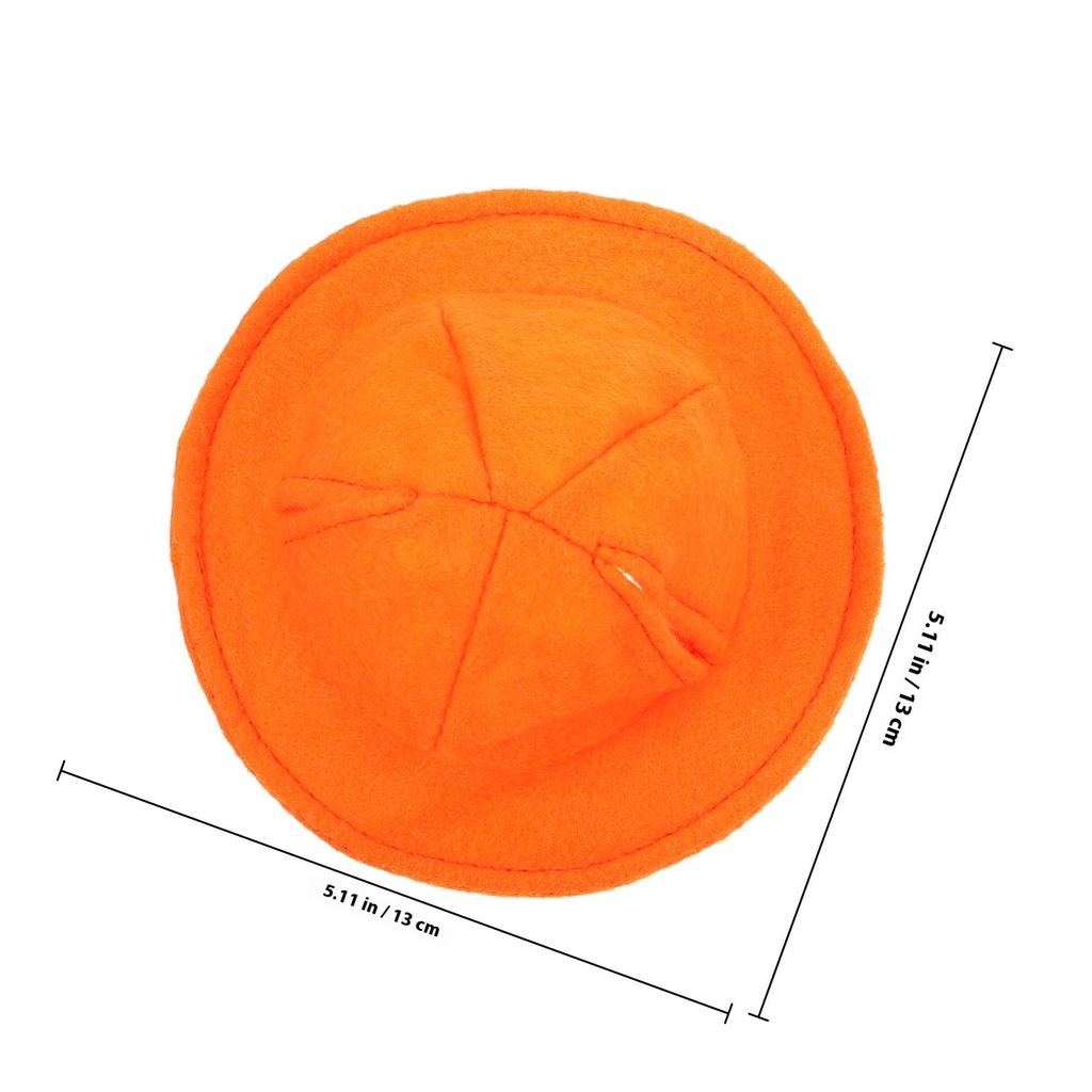 1 Piece Pet Yellow Hat Comfortable Mini Rabbit Head Cover for Daily Wear Cosplay Decoration Animal Supply Small Pet Hat