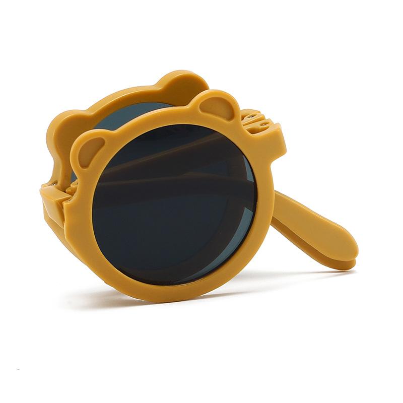 Explozivní dětské skládací sluneční brýle Baby Bear Tide Cool pro kluky a holky na cestování s UV ochranou