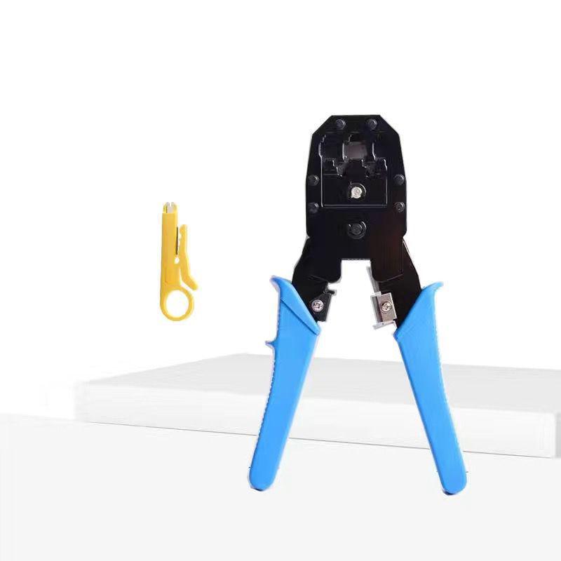 

Professional Grade Multifunctional Network Cable Crimper and Tester Set for Cat 5/6 with Crystal Head Wire Stripper
