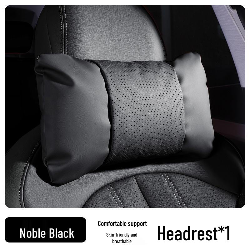 Compatible with 25 Zeekr 001 models: Nappa Leather Headrests, 007GT Lumbar Supports, and 009 Car Seat Backrests