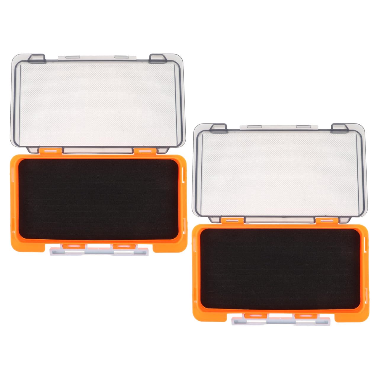 KALLORY Fly Case Lure Case Set of 2 Waterproof Hair 17.50X10.00X2.00CM оранжевый