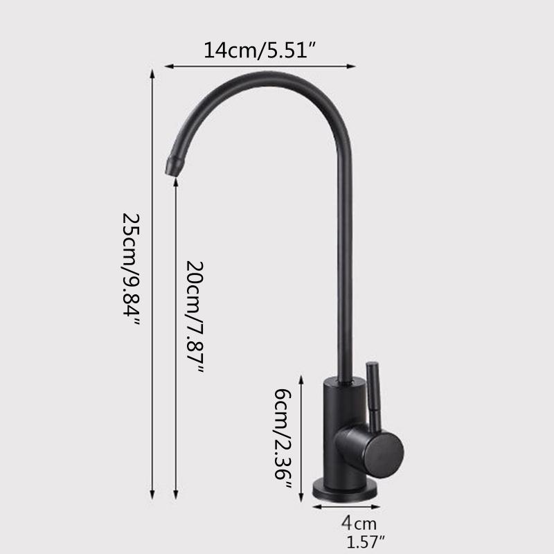 Drinking Water Faucet Kitchen Bar Sink Faucet Stainless Steel Water Filter Faucet for Drinking, Kitchen Cooking