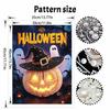 Halloween pearl painting handmade diy art pumpkin pearl home decoration painting