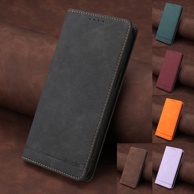 Leather Retro Anti-theft Wallet Flip Case For Samsung Galaxy A24 A14 4G A34 A54 5G A04E A04 Core A04s Phone Cover Hasp Card Slot