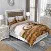 3D cotton satin bedding 160x200cm CROSS
