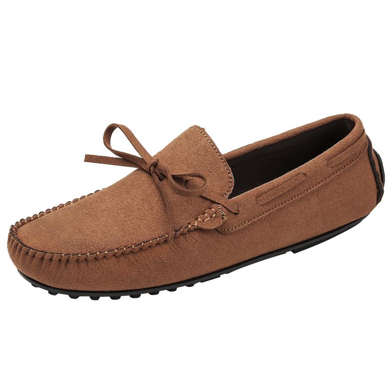 Fashion Trend Suede Men Casual Shoes Breathable Comfort Slip-on Mens Driving Shoes Fashion Men Lazy Shoes Luxury Brand Loafers Moccasins