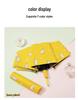Cartoon Print Dual-Use Folding Sunshade Umbrella - UV Protection and Rainy Day Use