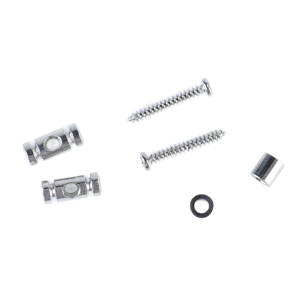 Guitar Roller String Tree Guide Retainer Metal Electric Guitar String Guide Retainer Replacement Silver