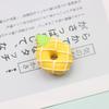9pcs Kawaii Simulation Fruit Flower Donuts Flatback Resin Cabochon Toys Scrapbook DIY Jewelry Phone Decoration Accessories