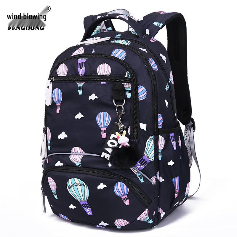 

Women s Multifunctional Print Backpack - Large Capacity Casual Schoolbag for Students 16-inch