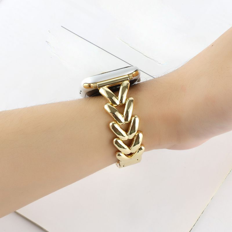 Love Heart Watch Straps for iWatch S11 Ultra 10 9 8 7 6 5 4 SE Band Slim Women Bracelet for iWatch 38 40 41 42 44 45 46 49mm