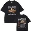 Lata 90. Zespół rockowy Limp Bizkit Anger Management T-shirt Vintage Męski Damski Oversize Odzież Unisex Wysokiej Jakości Bawełna