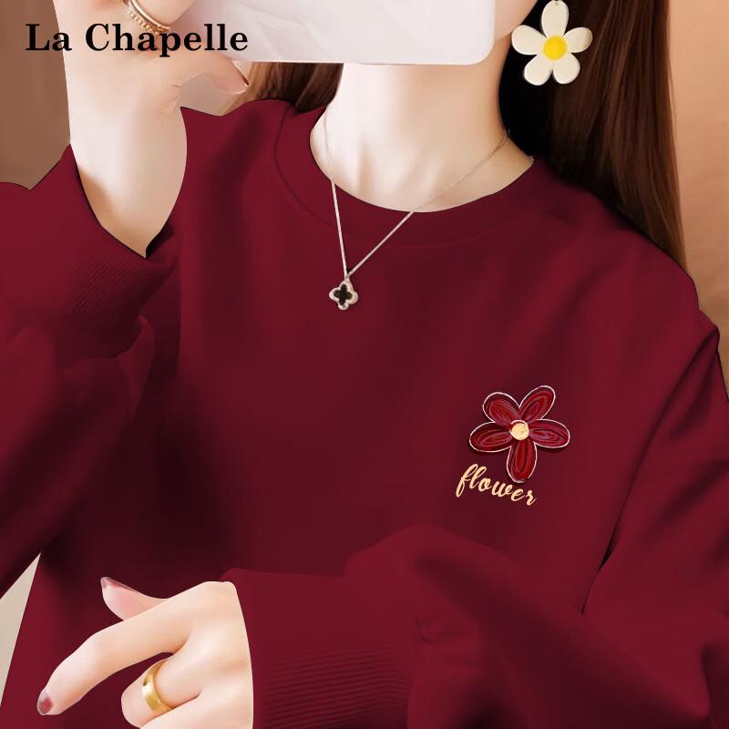 La Chapelle Women s Casual Crew Neck Sweatshirt M