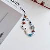Ceramic Dog Beaded Phone Lanyard With Pvc Cord For Men And Women