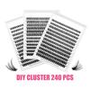 Single Cluster False Eyelashes European and American Thick Large Capacity Hot Melt Hair
