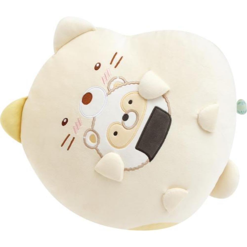 MV63101 Коллекция Sumikko Gurashi Круглый ресторан Тануки Супер Моти Моти Обнимаемая Плюшевая игрушка