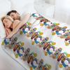 Bear Alpha Rubber Throw Blanket Flannel Fleece Soft Warm Throw Blanket