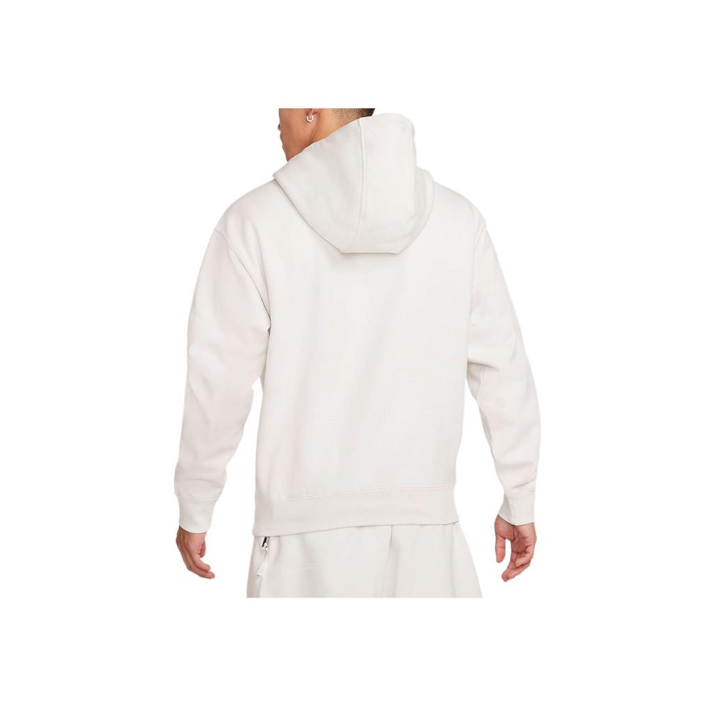 Nike Sweat-shirt simple à capuche et manches longues couleur unie pour homme Hauts Blanc DA0316-030