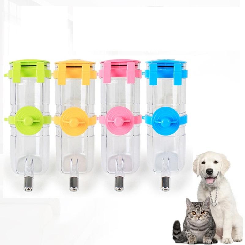 Dog Water Bottle Automatic Pet Drinker Cat Hanging Bottle Pet Dog Drinking Bottles Cat Water Dispenser Pets Supplies