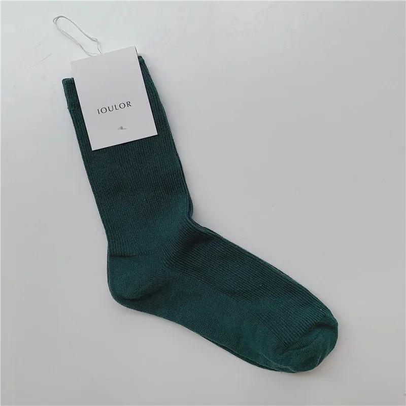 SP&CITY Harajuku Simple Solid Women's Warm Socks Women Winter Thick Soft Cotton Socks Keep Warm Striped Short Socks Ladies Sox